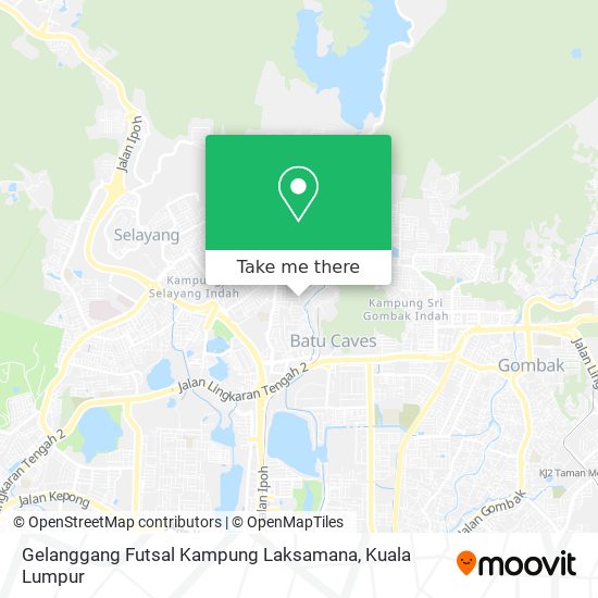 Gelanggang Futsal Kampung Laksamana map
