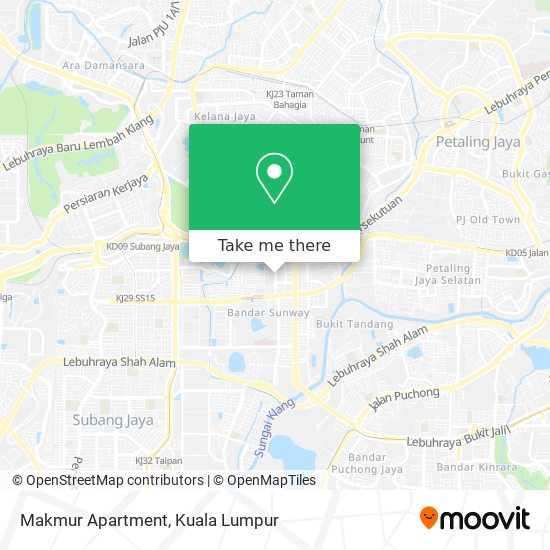 Makmur Apartment map