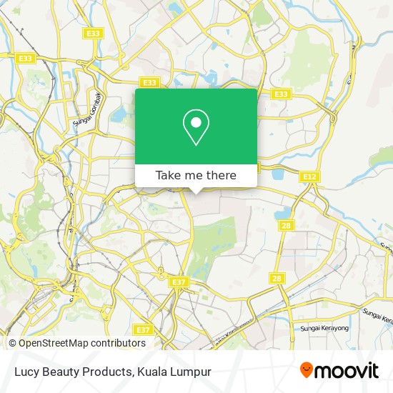 Lucy Beauty Products map