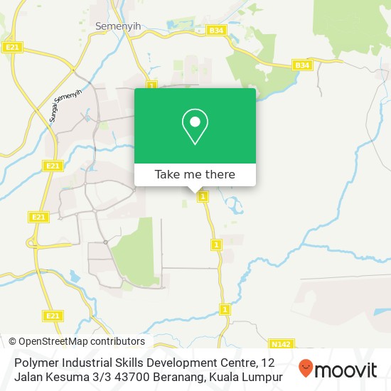 Polymer Industrial Skills Development Centre, 12 Jalan Kesuma 3 / 3 43700 Beranang map