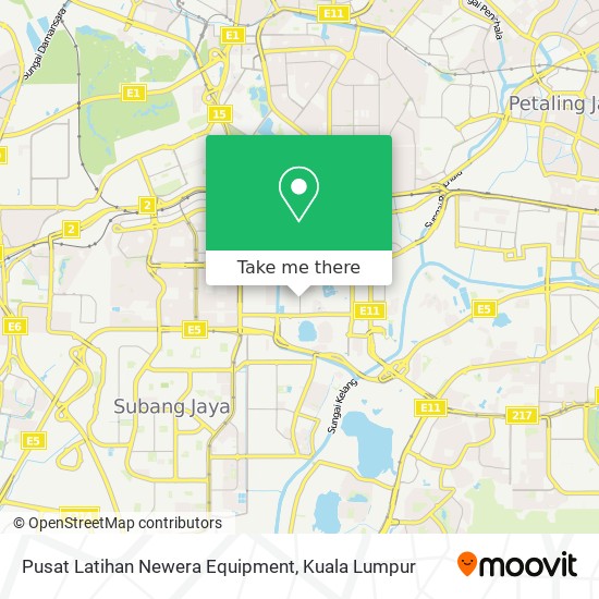 Pusat Latihan Newera Equipment map