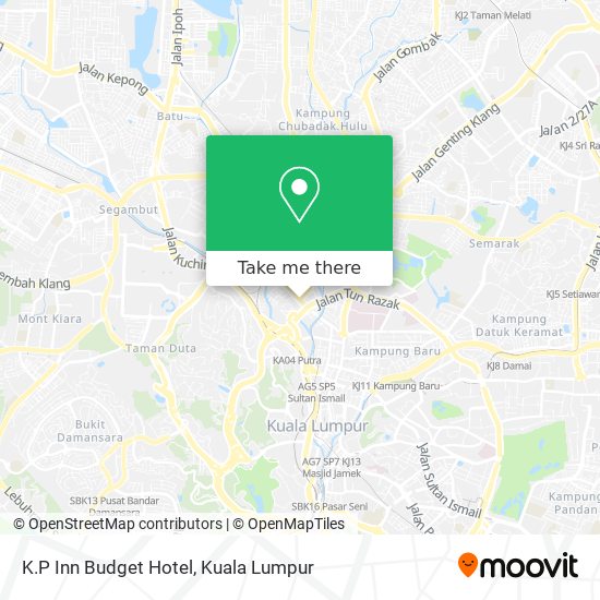 K.P Inn Budget Hotel map