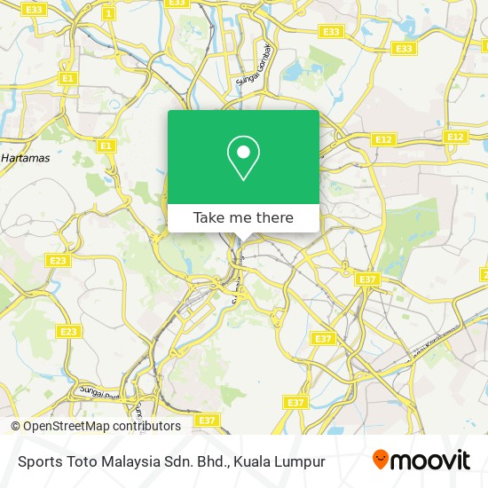 Sports Toto Malaysia Sdn. Bhd. map