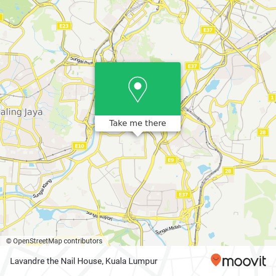 Lavandre the Nail House map