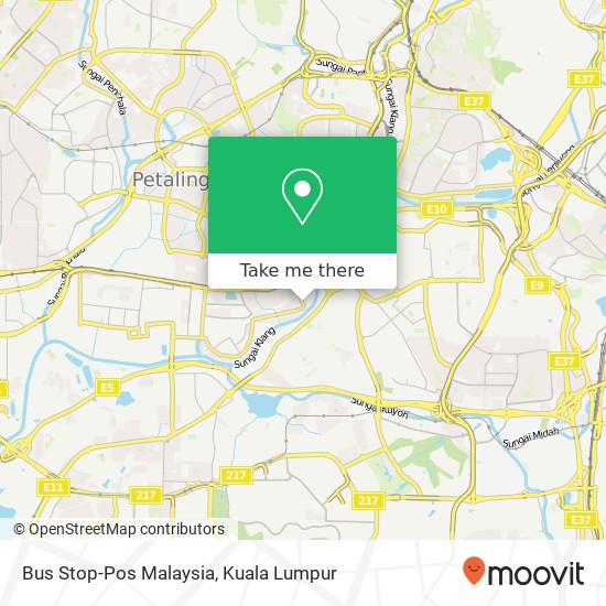 Peta Bus Stop-Pos Malaysia