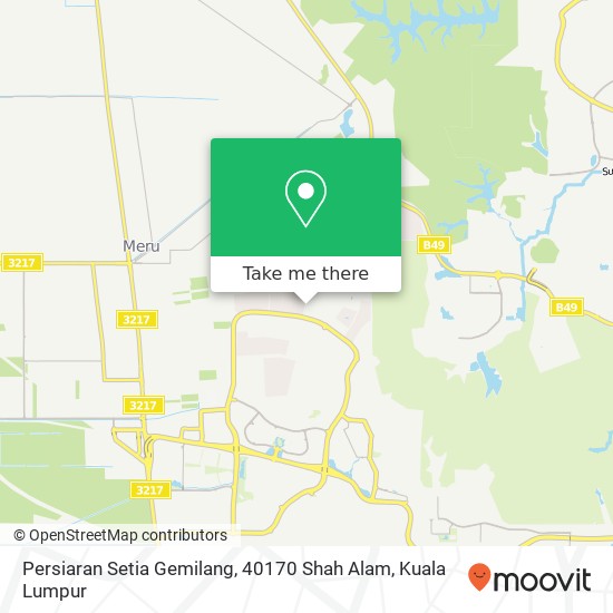 Persiaran Setia Gemilang, 40170 Shah Alam map