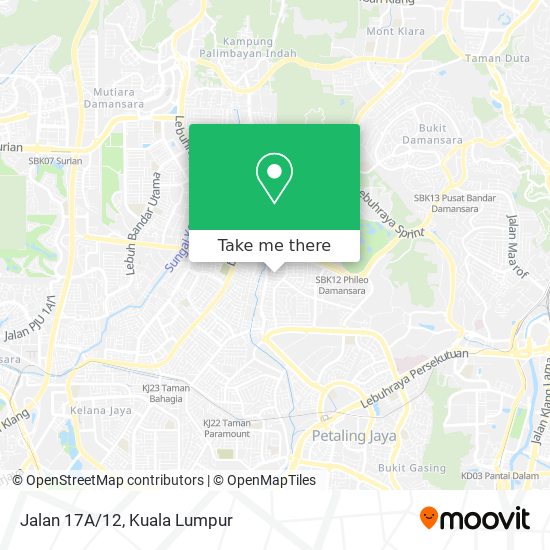 Jalan 17A/12 map