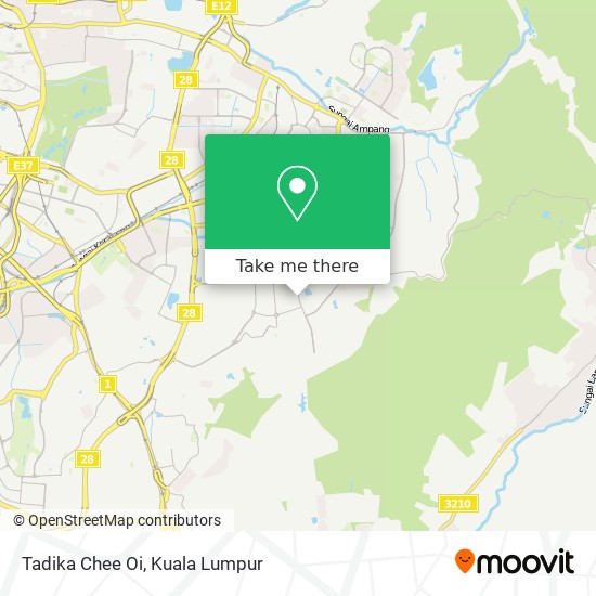 Tadika Chee Oi map