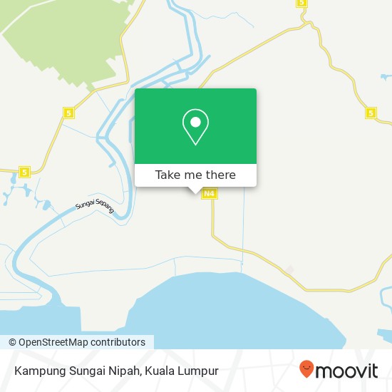 Kampung Sungai Nipah map