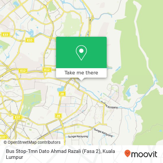 Bus Stop-Tmn Dato Ahmad Razali (Fasa 2) map