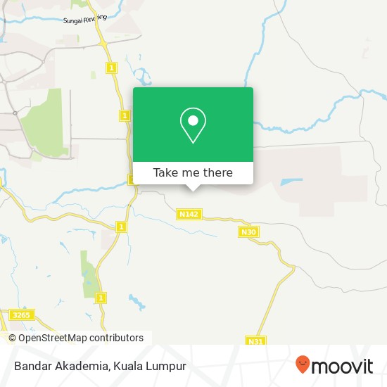 Bandar Akademia, Persiaran Tasik Senangin 1 71750 Lenggeng map