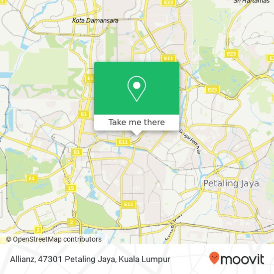 Allianz, 47301 Petaling Jaya map