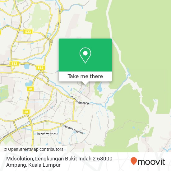 Mdsolution, Lengkungan Bukit Indah 2 68000 Ampang map