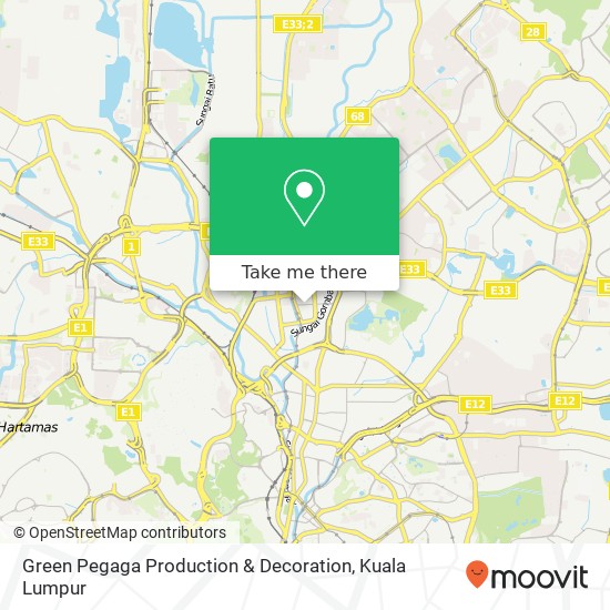 Green Pegaga Production & Decoration map