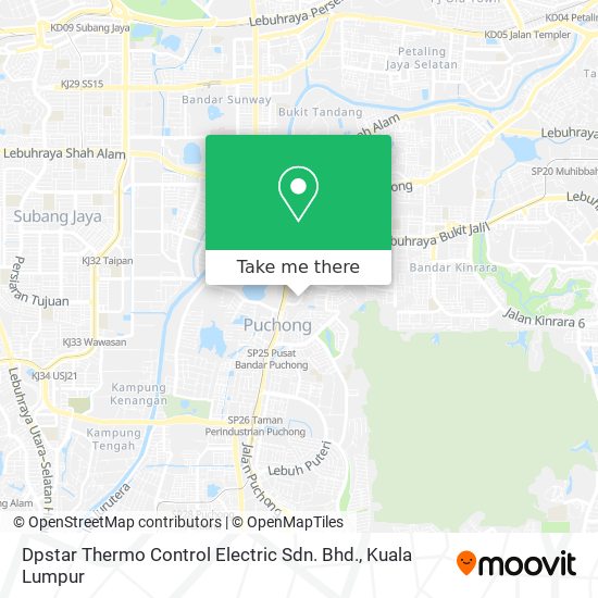 Dpstar Thermo Control Electric Sdn. Bhd. map