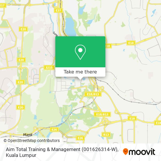 Aim Total Training & Management (001626314-W) map