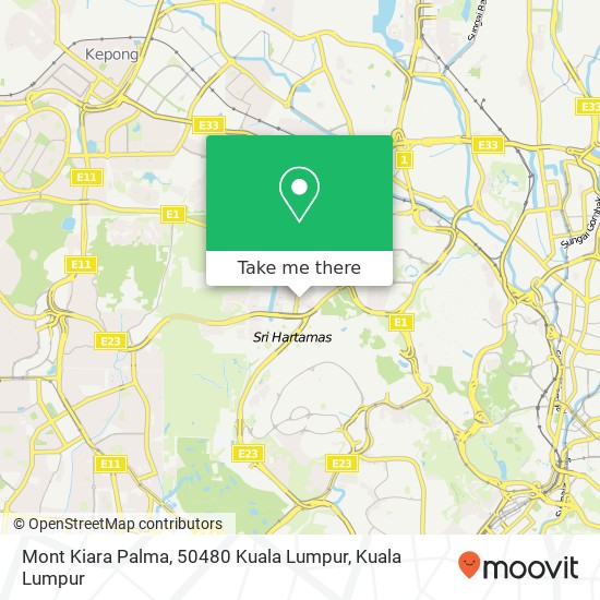 Mont Kiara Palma, 50480 Kuala Lumpur map