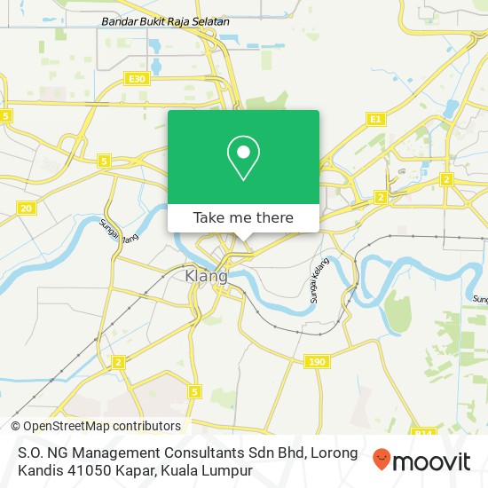 S.O. NG Management Consultants Sdn Bhd, Lorong Kandis 41050 Kapar map