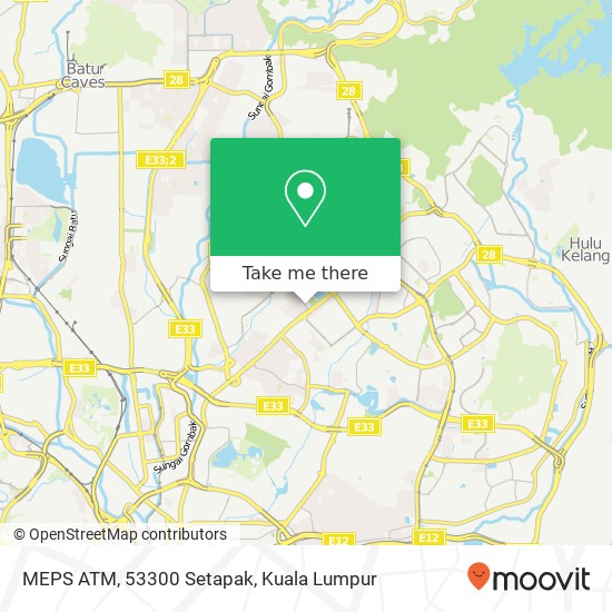 MEPS ATM, 53300 Setapak map