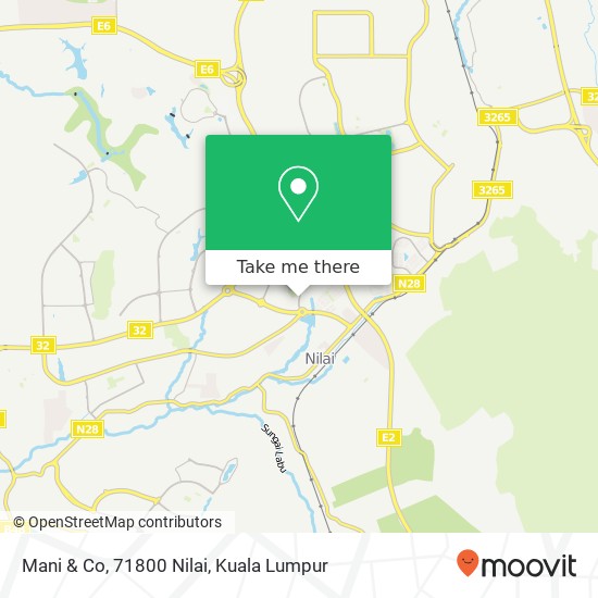 Mani & Co, 71800 Nilai map