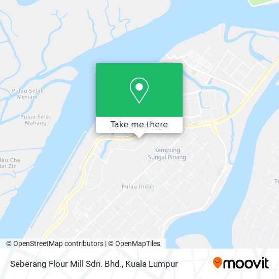 Peta Seberang Flour Mill Sdn. Bhd.