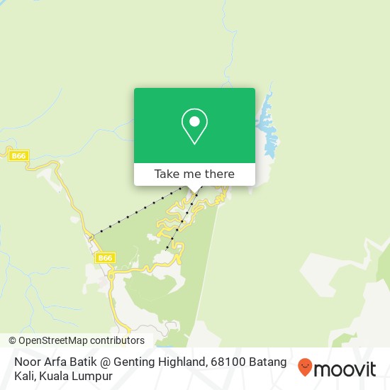 Noor Arfa Batik @ Genting Highland, 68100 Batang Kali map