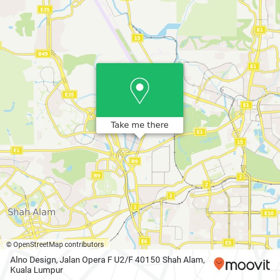 Alno Design, Jalan Opera F U2 / F 40150 Shah Alam map