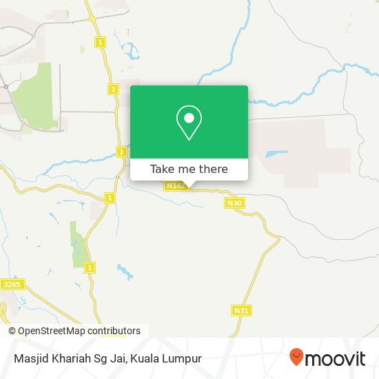 Masjid Khariah Sg Jai, Jalan Sungai Jai 71750 Lenggeng map