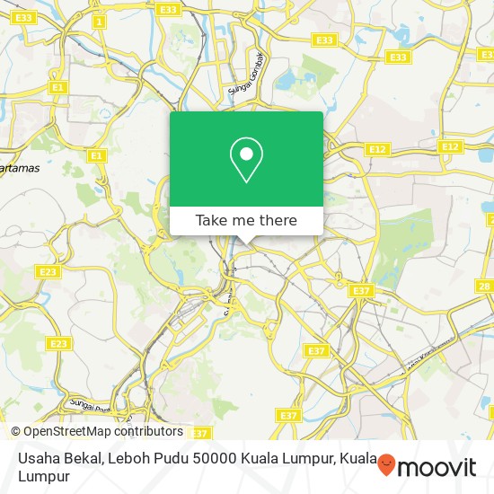 Usaha Bekal, Leboh Pudu 50000 Kuala Lumpur map