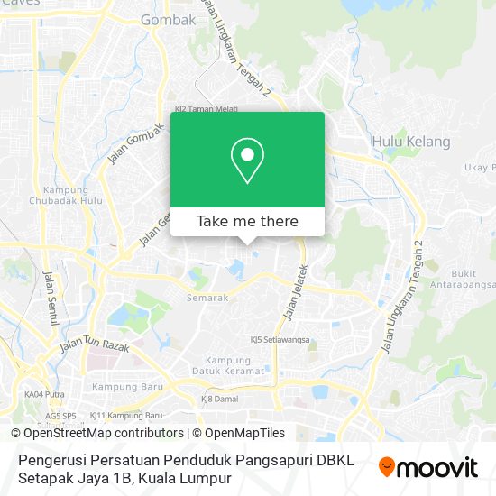 Pengerusi Persatuan Penduduk Pangsapuri DBKL Setapak Jaya 1B map
