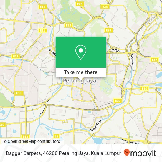 Daggar Carpets, 46200 Petaling Jaya map