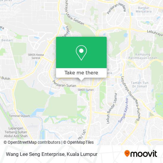 Wang Lee Seng Enterprise map