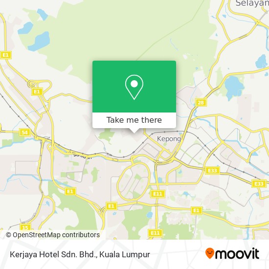 Kerjaya Hotel Sdn. Bhd. map
