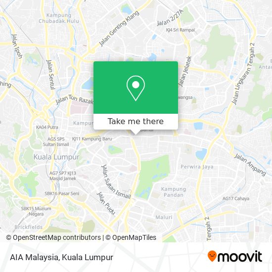 Peta AIA Malaysia
