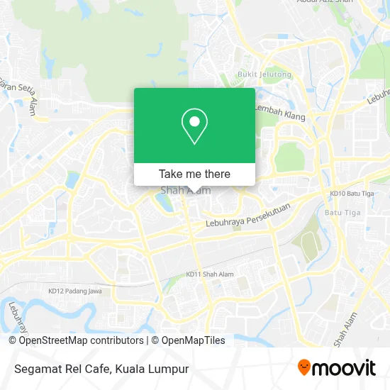 Segamat Rel Cafe map