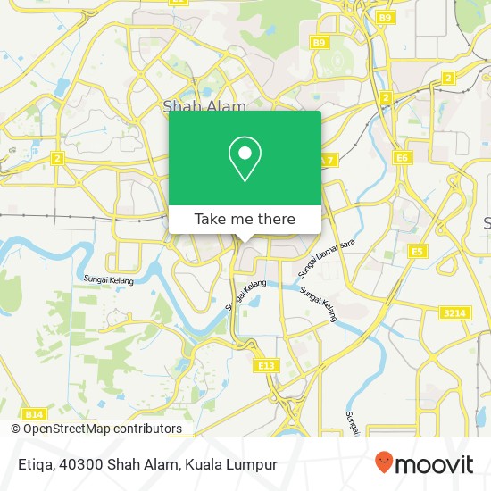 Peta Etiqa, 40300 Shah Alam