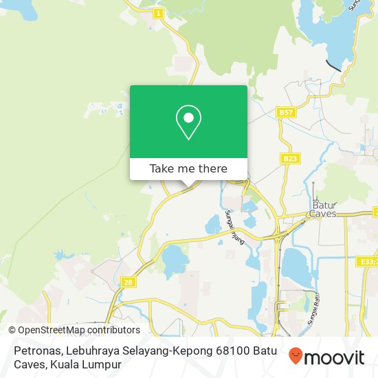 Petronas, Lebuhraya Selayang-Kepong 68100 Batu Caves map