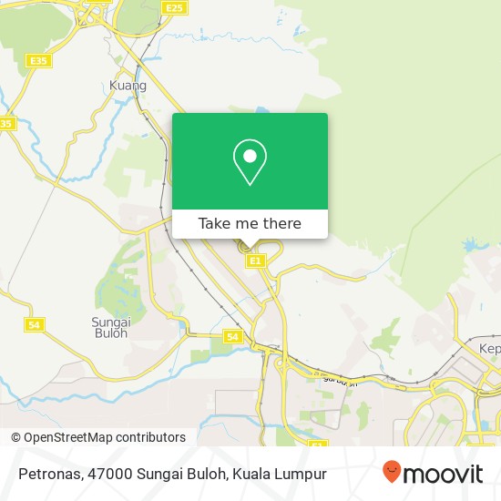 Petronas, 47000 Sungai Buloh map
