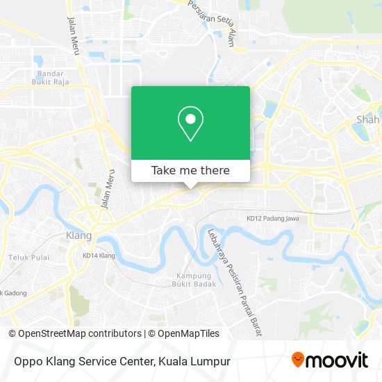 Oppo Klang Service Center map