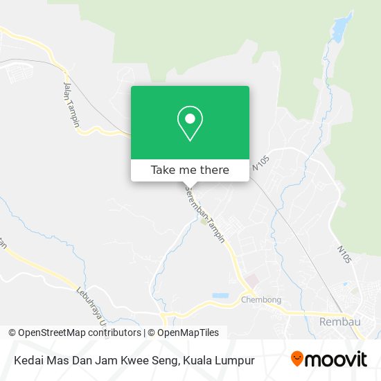 Kedai Mas Dan Jam Kwee Seng map