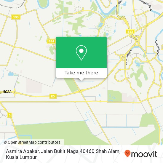 Asmira Abakar, Jalan Bukit Naga 40460 Shah Alam map
