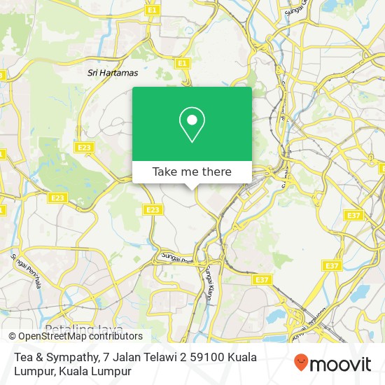 Tea & Sympathy, 7 Jalan Telawi 2 59100 Kuala Lumpur map