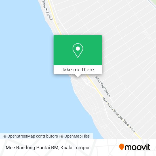 Mee Bandung Pantai BM map