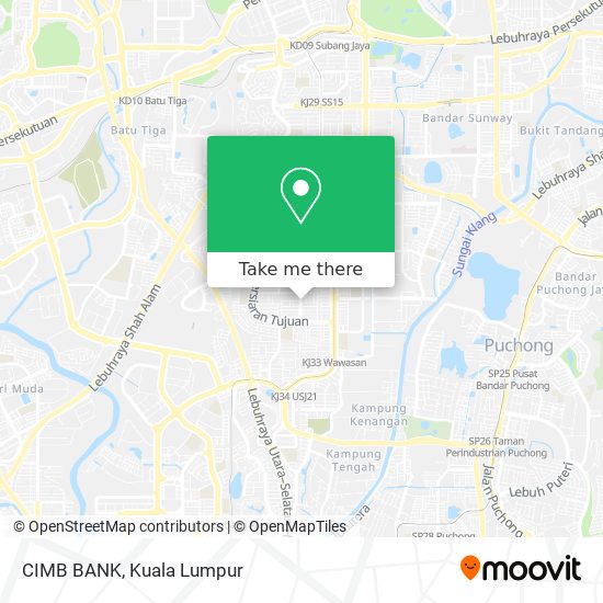 CIMB BANK map