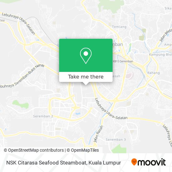 NSK Citarasa Seafood Steamboat map