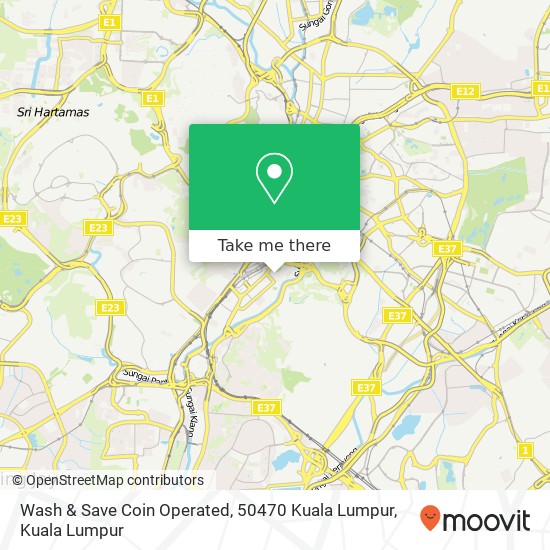 Peta Wash & Save Coin Operated, 50470 Kuala Lumpur