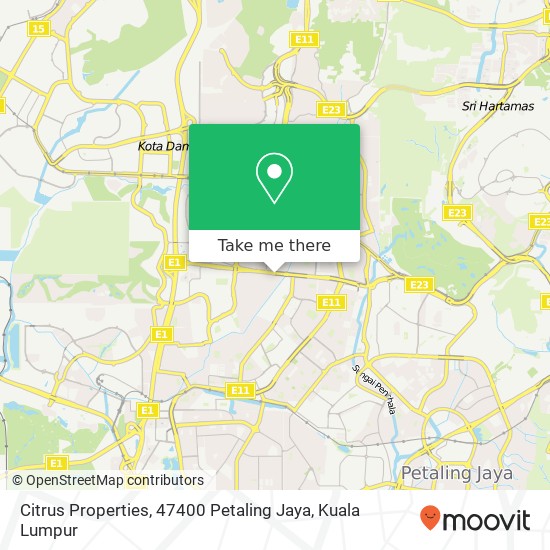 Citrus Properties, 47400 Petaling Jaya map