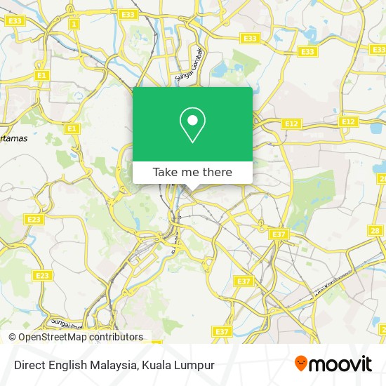 Peta Direct English Malaysia