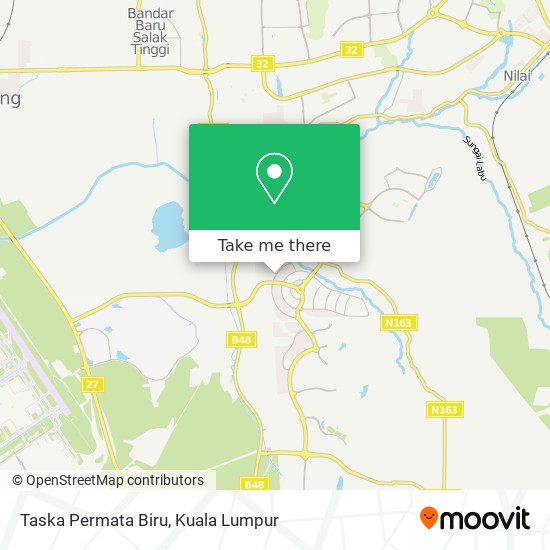 Taska Permata Biru map