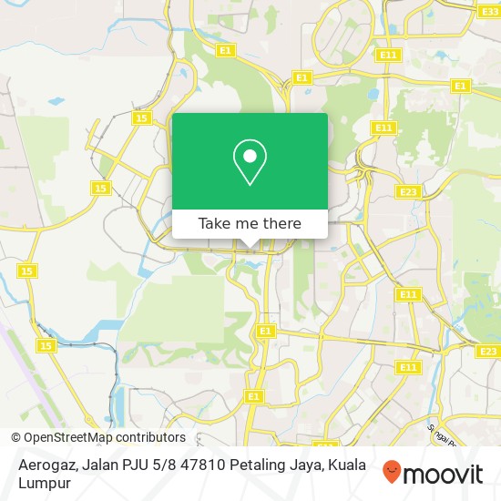 Aerogaz, Jalan PJU 5 / 8 47810 Petaling Jaya map